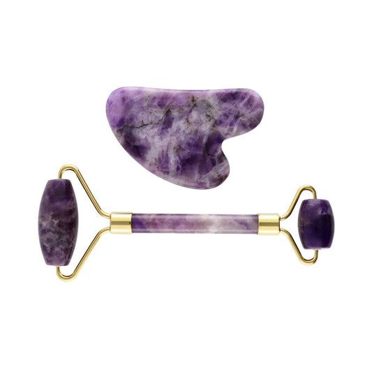 Amethyst Gua Sha and roller