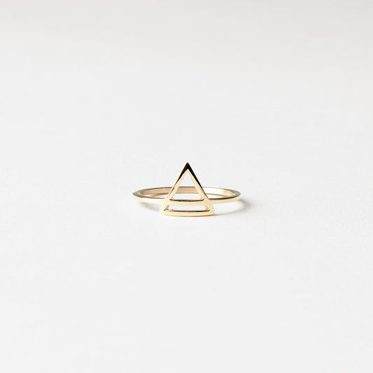 Ring "Triangle Gold"