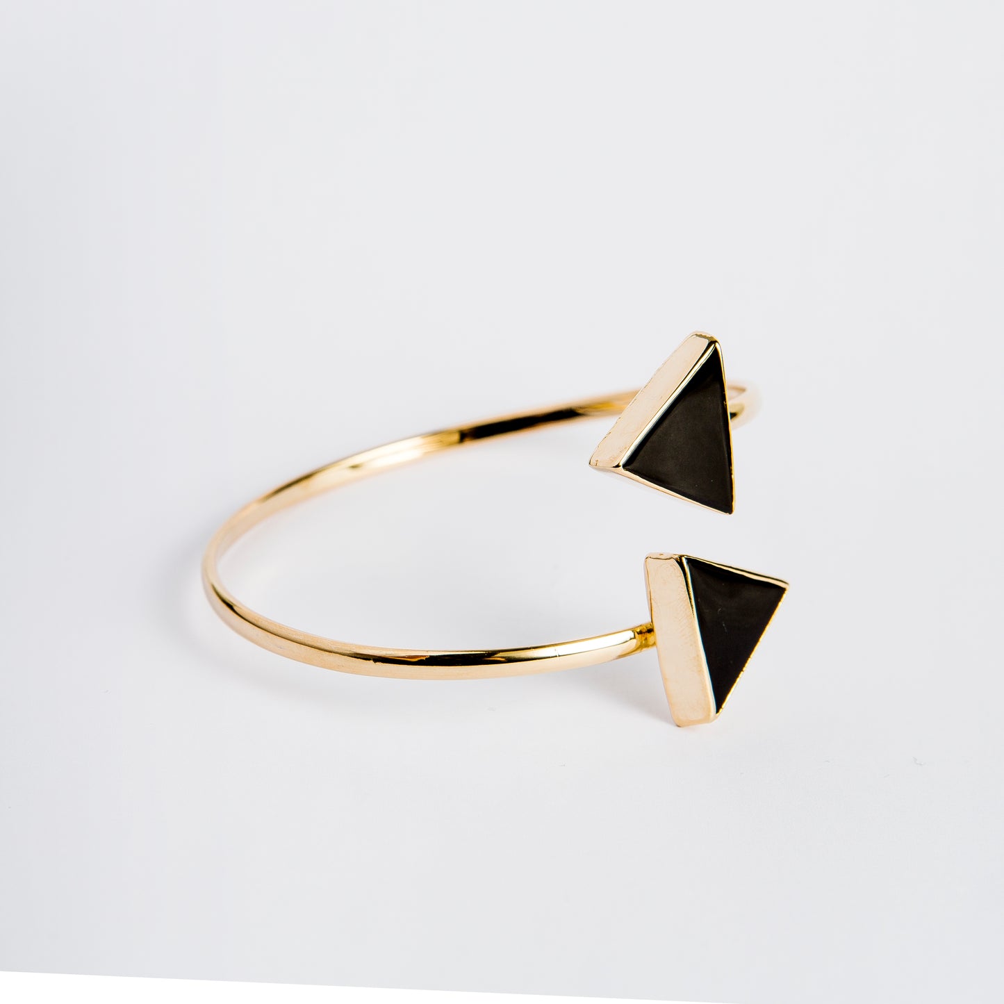 Armband 'Triangle' zwarte onyx