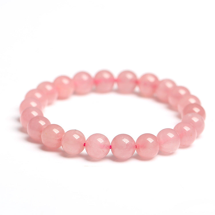 Bracelet natural gemstone rose quartz