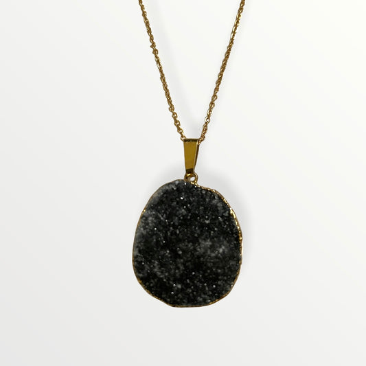 Necklace Druzy Ash